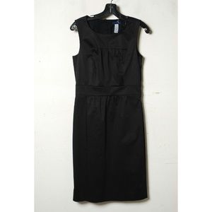 NWT J.Crew Black Pleated Sleeveless Dress